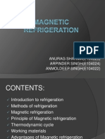 Magnetic Refrigeration: Principles, Cycle and Materials