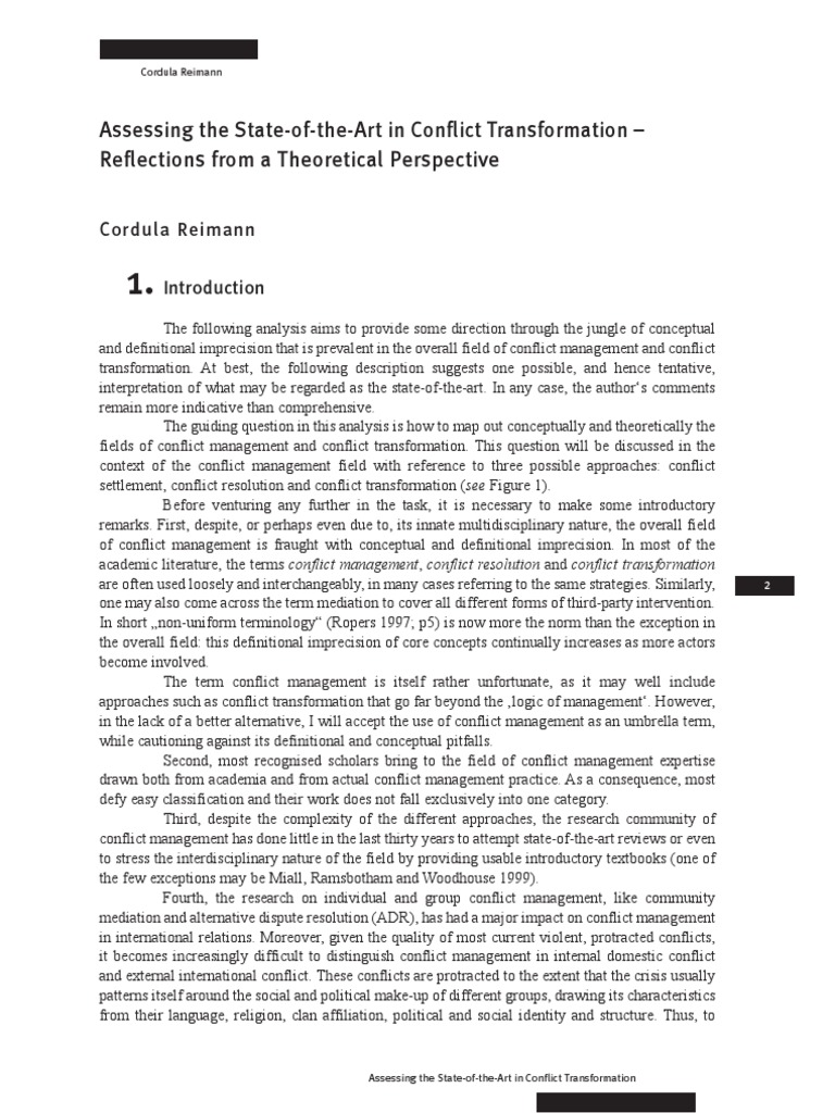 Conflict resolution and prevention john burton pdf to excel free