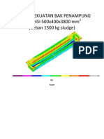 Analisa Kekuatan Bak Penampung Dimensi 500x400x3800 - MM