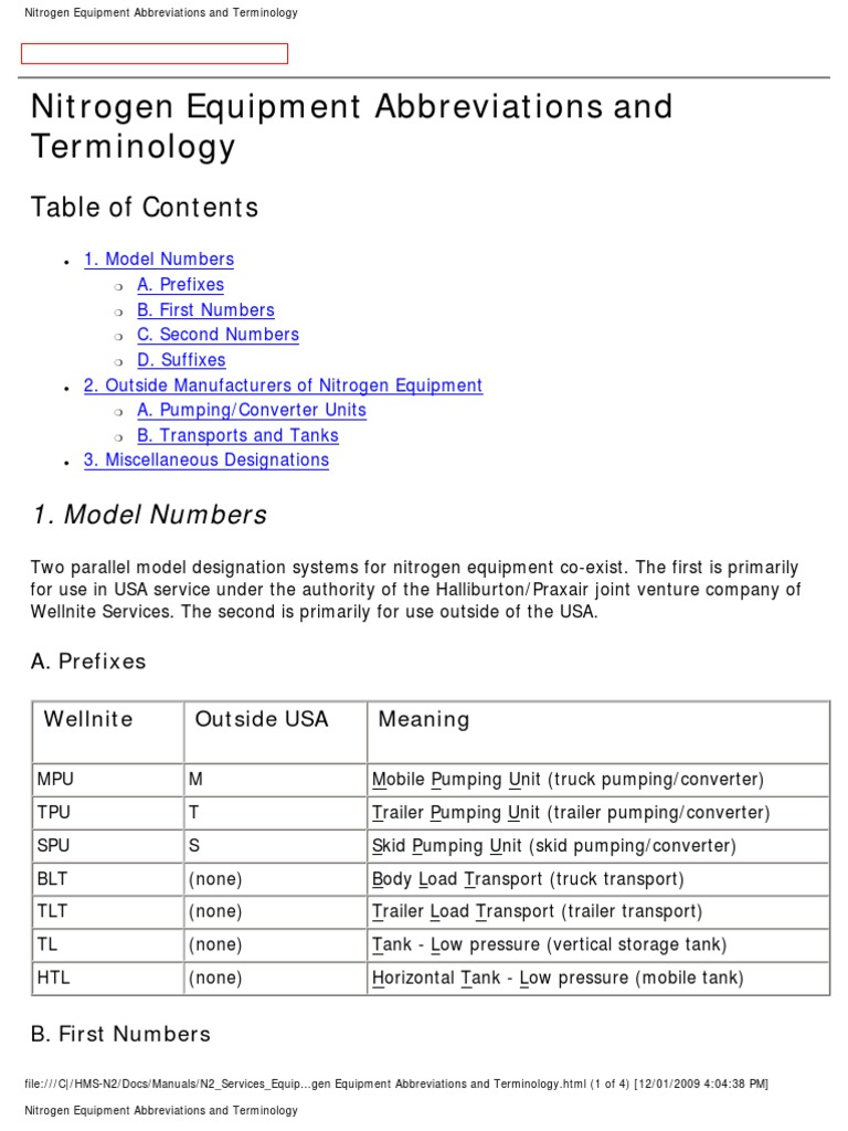 Equipment Abbreviations Terminology PDF Gases Chemical Engineering