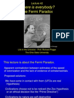 Lecture 42 The Fermi Paradox