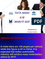 TATA NANO Vs Maruti 800