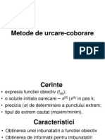 Metode de Urcare-Coborare