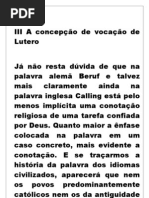 III A concepção de vocação de LuteroOK!