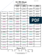 Fall Schedule 2013-2014 No Teachers