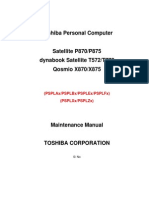 Toshiba Qosmio X870 X875 X70 X75 Service Manual