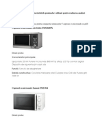 Analiza Comparativa A Cuptoarelor Cu Microunde