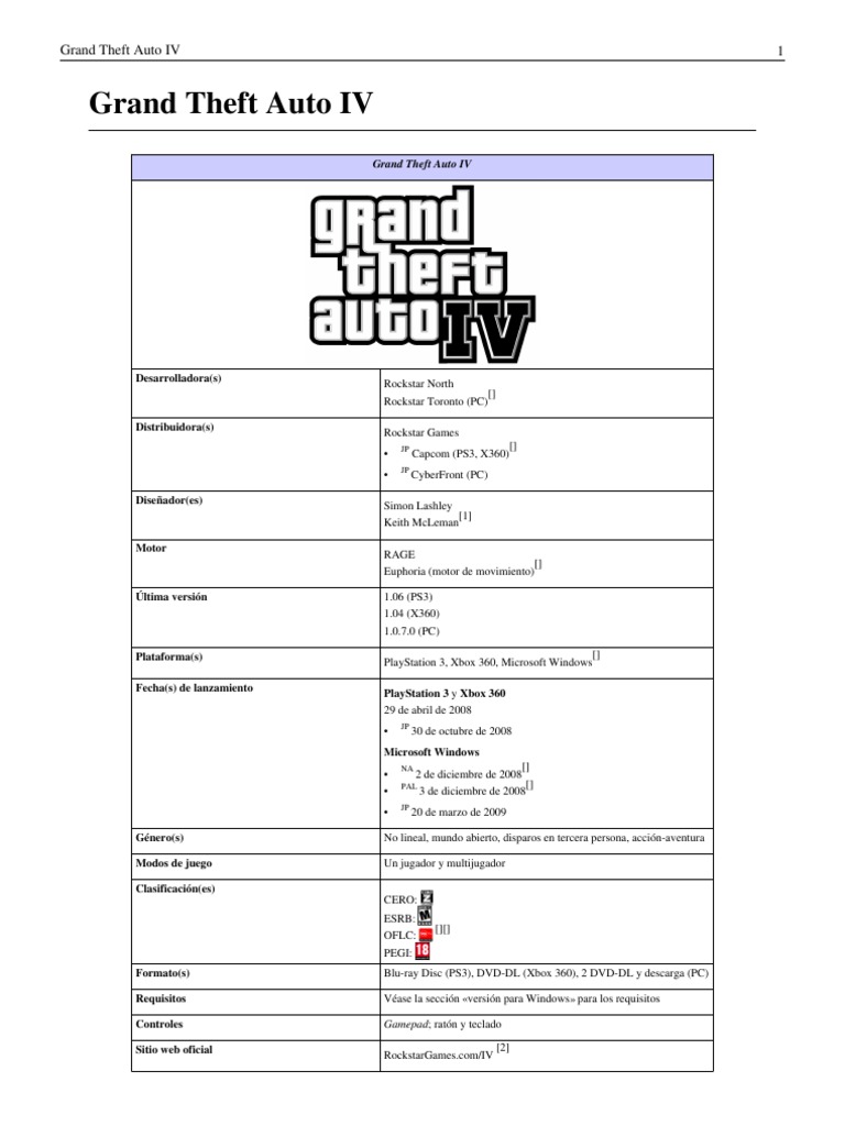 Todos los trucos y claves de Grand Theft Auto IV (GTA 4) para PC, PS3 y  Xbox 360 (2023) - Meristation