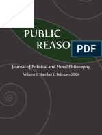Public Reason - Volume 1, Number 1, February 2009