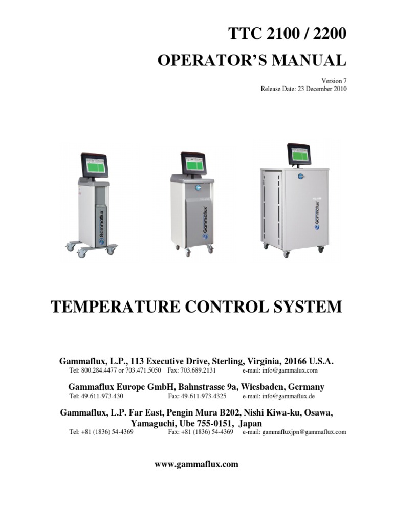 TTC Manual - English - Ver 7-0 | PDF | Thermocouple | Electrical Connector