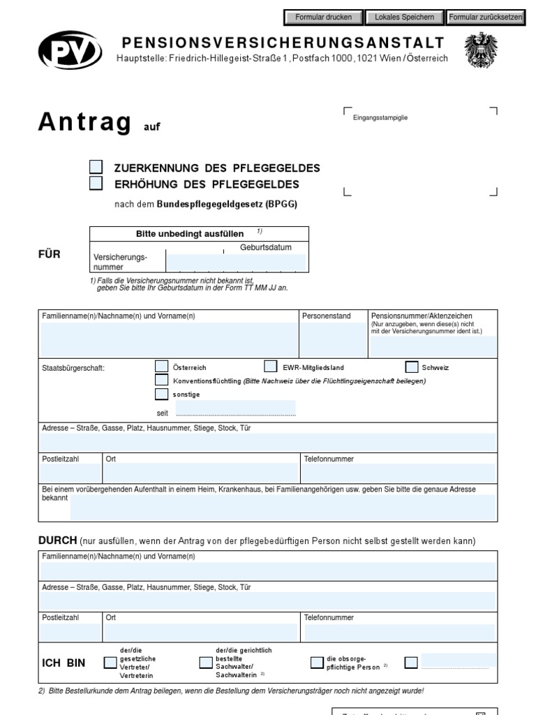 Pflegegeld | PDF