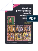 Tecnicas Participativas Para La Educacion Popular Tomo II