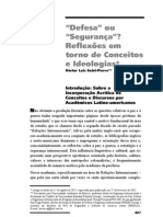 SAINT-PIERRE, Héctor Luis - Defesa ou segurança - reflexões em torno de conceitos e ideologias