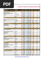 Download Danielles Bikini Competition Meal Plan by Danielle Renee Stewart SN153257253 doc pdf