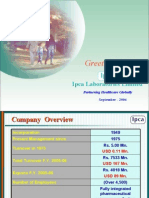 Greetings From: Ipca Laboratories Limited