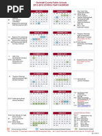 CCISD 2018-19 calendar | Academic Term | Educational Institutions