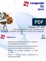 Clase 24 Lenguaje Cpech - Sintesis (OliverClases)