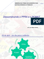 Desconst PPRA PCMAT Fin2 Fundacentro