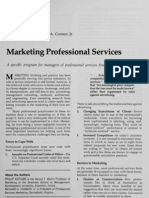 Kotler, Conor - Marketing Professional Services (Cité 30) - 1977