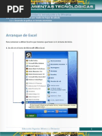 Arranque de Excel y los elementos de las gráficas.