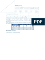 UMTS Link Budget Basic Parameter