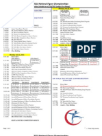 2013 National Schedule As of 7-9-13