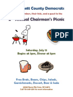 2013 Picnic Flyer