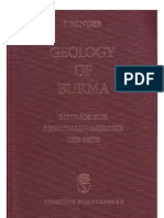 Geology of Burma (F.bendER, 1983) Part
