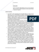 Acción Popular - Documento de Trabajo - Ley y Reforma Universitaria - 090713