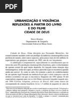 Urbanização e viloência - reflexões sobre cidade de deus (revista geo)