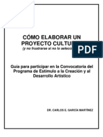 18como Elaborar Proyecto Cultural