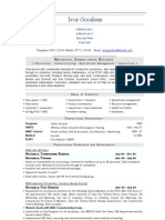 Mechanical Commissioning Engineer CV