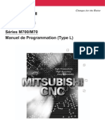 M700-70 Series Programming Manual (L-Type) - Mistubishi