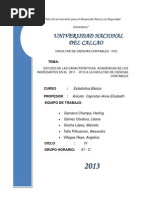 Trabajo de Estadistica