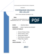 Trabajo de Estadistica