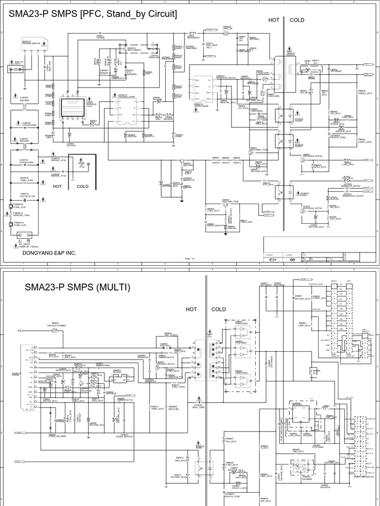 Samsung Bn44-00158a Sma23-p Power Supply Sch