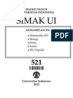 Download Soal Dan Pembahasan SIMAK UI 2013 521 by Yuant Tiandho SN153311958 doc pdf