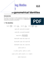 4.4 Trigonometrical Identities