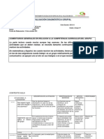 Evaluación Diagnóstica Grupal 2012-13