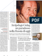 Arcipelago Gulag, Un Paradosso Nella Russia Di Oggi - La Stampa 12.07.2013
