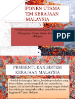 Komponen Utama Sistem Kerajaan Malmalayaysia