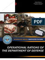 Rdecom Operational Rations of the Dod August 2012