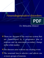 Degenerative Disorders of the Cns