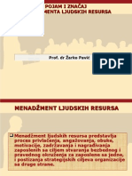 1.LEKCIJA Pojam i značaj menadžmenta ljudskih resursa