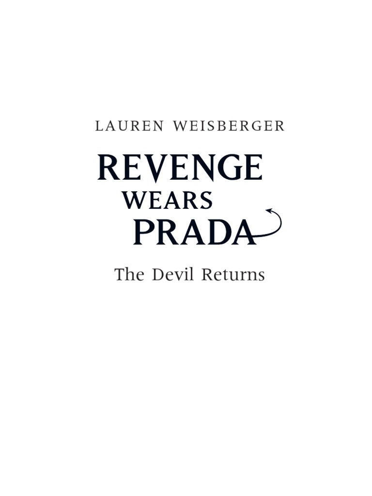 Revenge Wears Prada Lauren Weisberger PDF Forest Stewardship Council Books