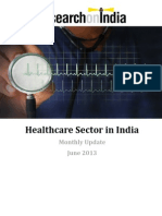 Healthcare Sector in India Monthly Update June 2013