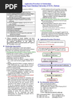 Application Procedure & Scholarship