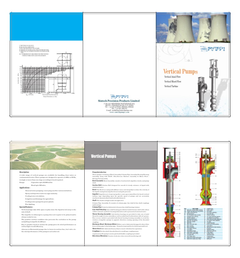 Vertical Axial and Mixed Flow Pumps Overview | PDF | Pump | Bearing ...