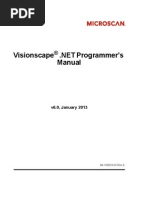 Visionscape .NET Programmer's Manual PDF