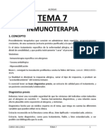 Tema 7 INMUNOTERAPIA PDF